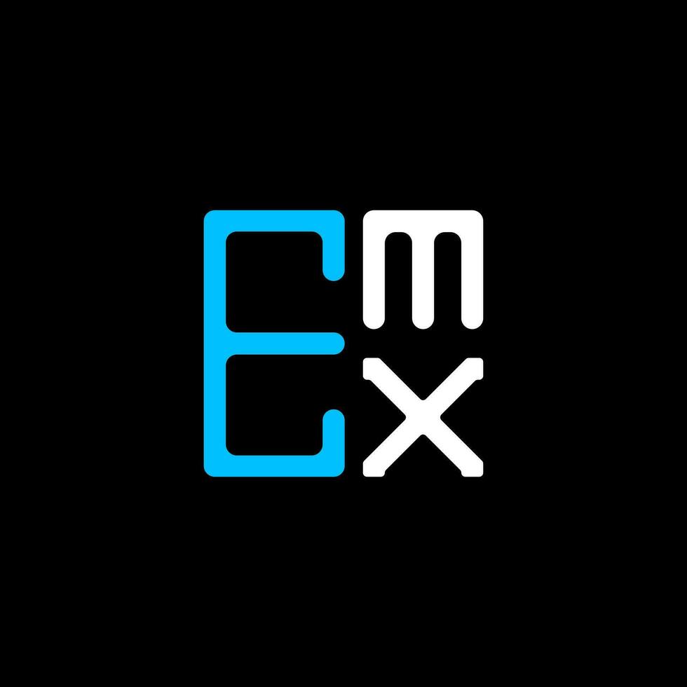 emx brief logo creatief ontwerp met vector grafisch, emx gemakkelijk en modern logo. emx luxueus alfabet ontwerp