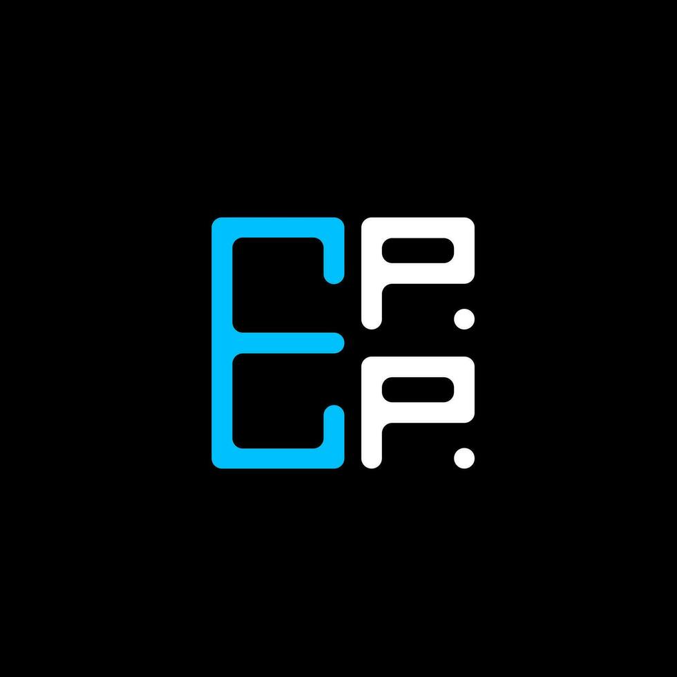 epp brief logo creatief ontwerp met vector grafisch, epp gemakkelijk en modern logo. epp luxueus alfabet ontwerp