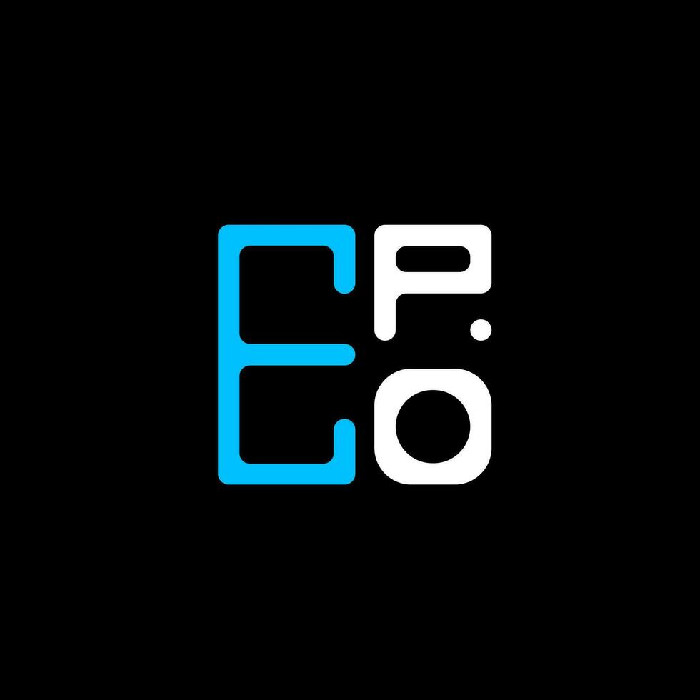 epo brief logo creatief ontwerp met vector grafisch, epo gemakkelijk en modern logo. epo luxueus alfabet ontwerp