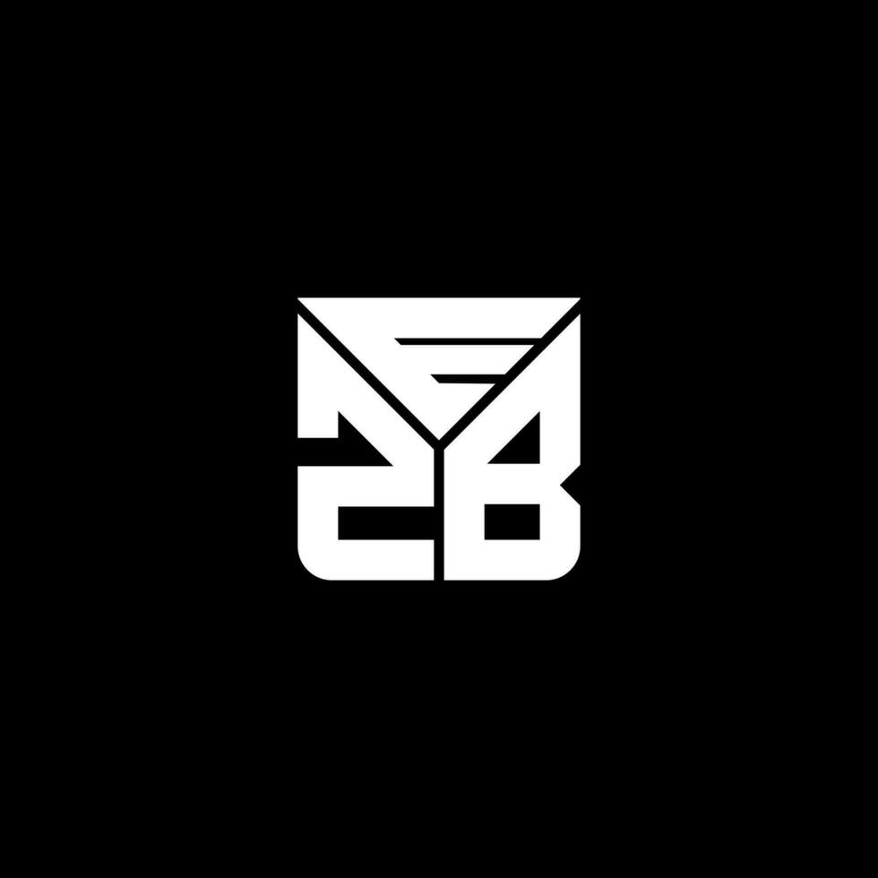 ezb brief logo creatief ontwerp met vector grafisch, ezb gemakkelijk en modern logo. ezb luxueus alfabet ontwerp