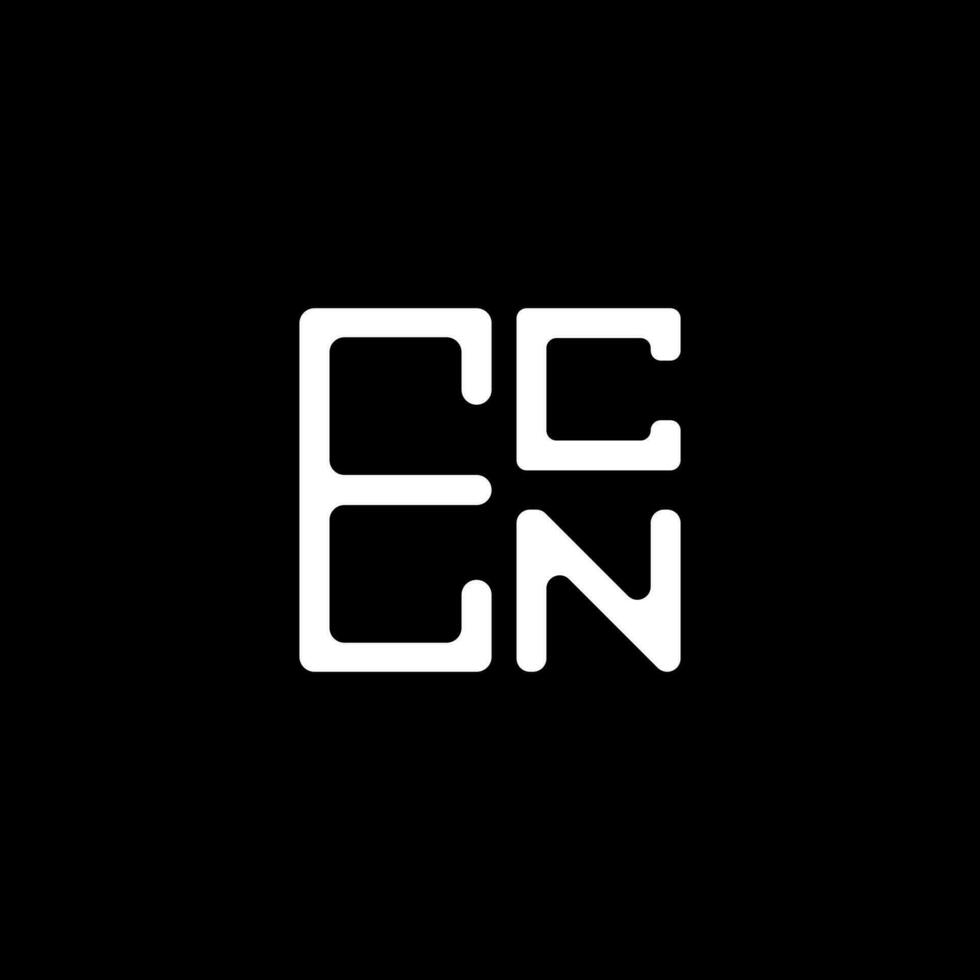ecn brief logo creatief ontwerp met vector grafisch, ecn gemakkelijk en modern logo. ecn luxueus alfabet ontwerp