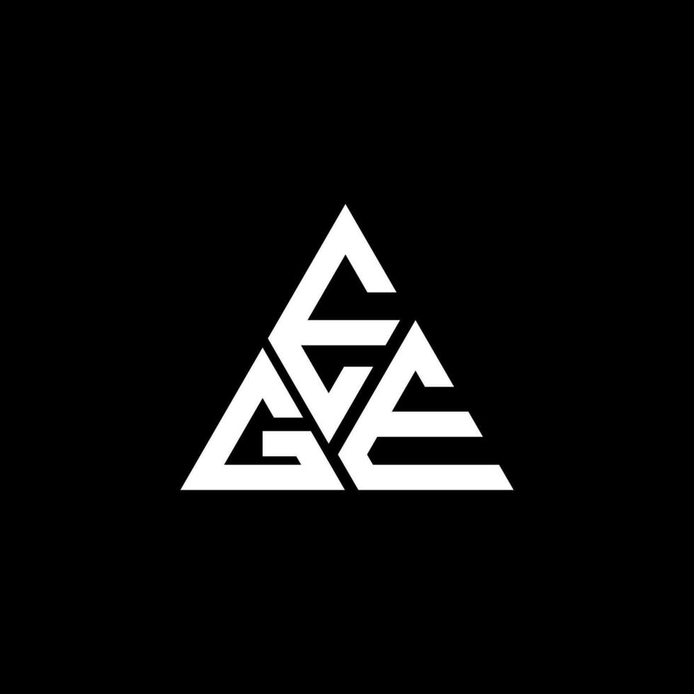 ege brief logo creatief ontwerp met vector grafisch, ege gemakkelijk en modern logo. ege luxueus alfabet ontwerp