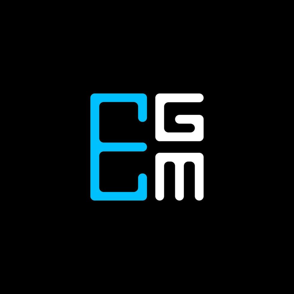 egm brief logo creatief ontwerp met vector grafisch, egm gemakkelijk en modern logo. egm luxueus alfabet ontwerp