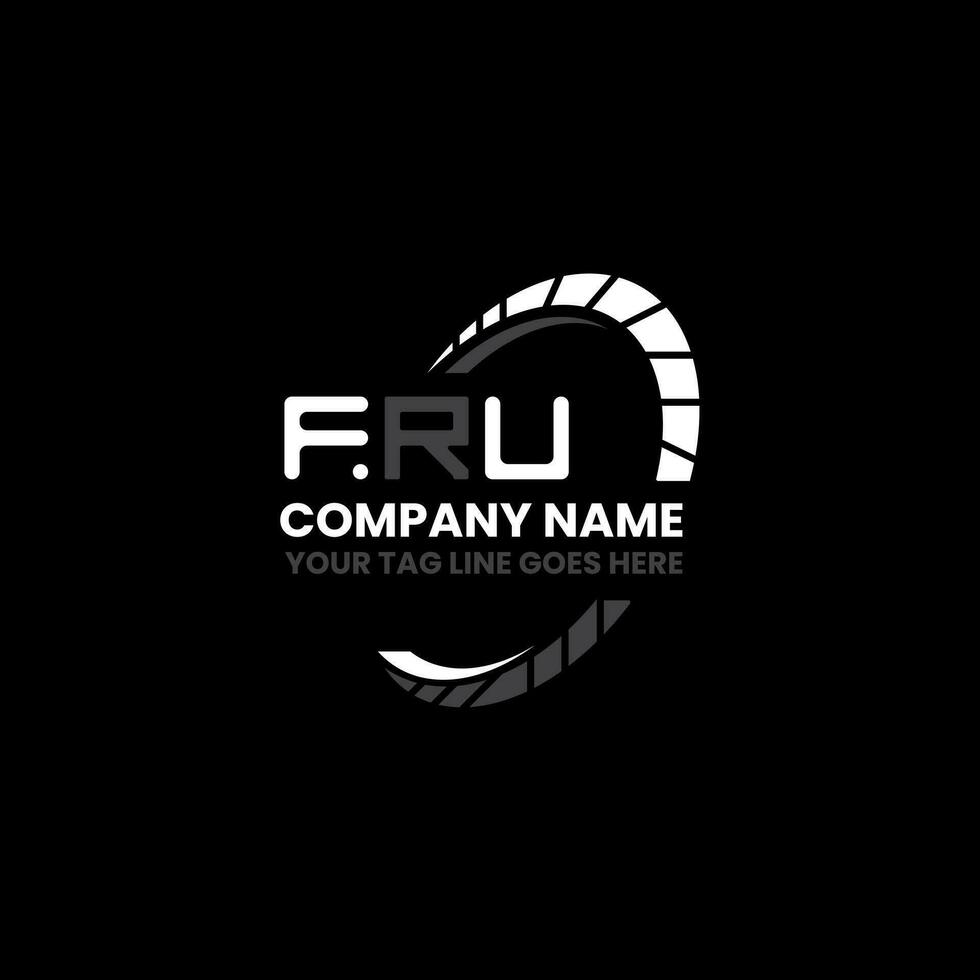 fru brief logo creatief ontwerp met vector grafisch, fru gemakkelijk en modern logo. fru luxueus alfabet ontwerp