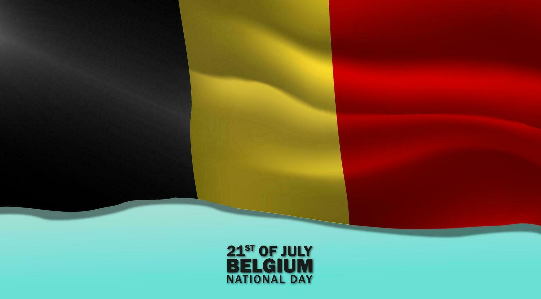 nationaal dag van de belgie vector achtergrond. eenentwintig van juli illustratie ontwerp voor banier, groet kaart, uitnodiging of vakantie poster.