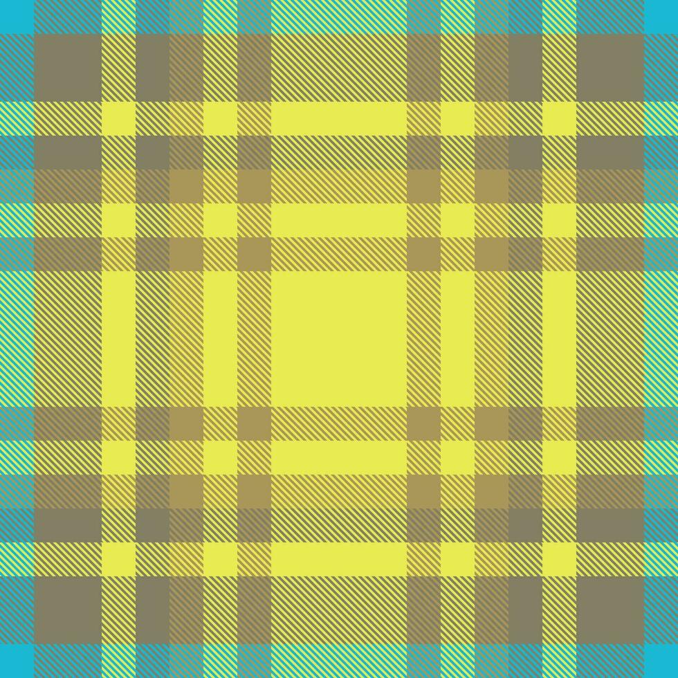 naadloos controleren achtergrond van textiel Schotse ruit patroon met een structuur kleding stof plaid vector. vector