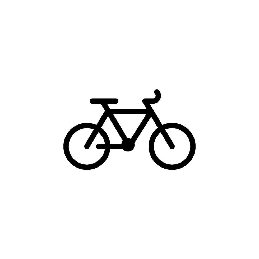 vervoer fiets teken symbool vector