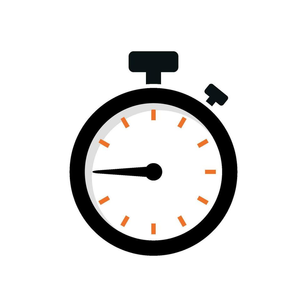 modieus gemakkelijk stopwatch icoon vector illustratie sjabloon