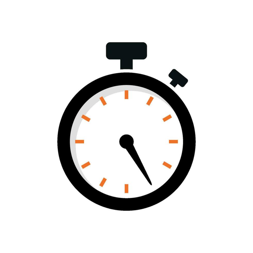 modieus gemakkelijk stopwatch icoon vector illustratie sjabloon