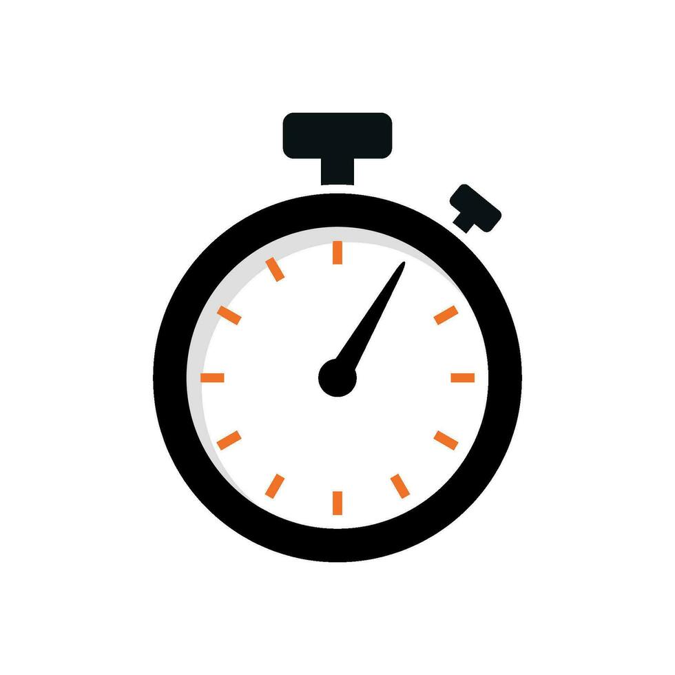 modieus gemakkelijk stopwatch icoon vector illustratie sjabloon