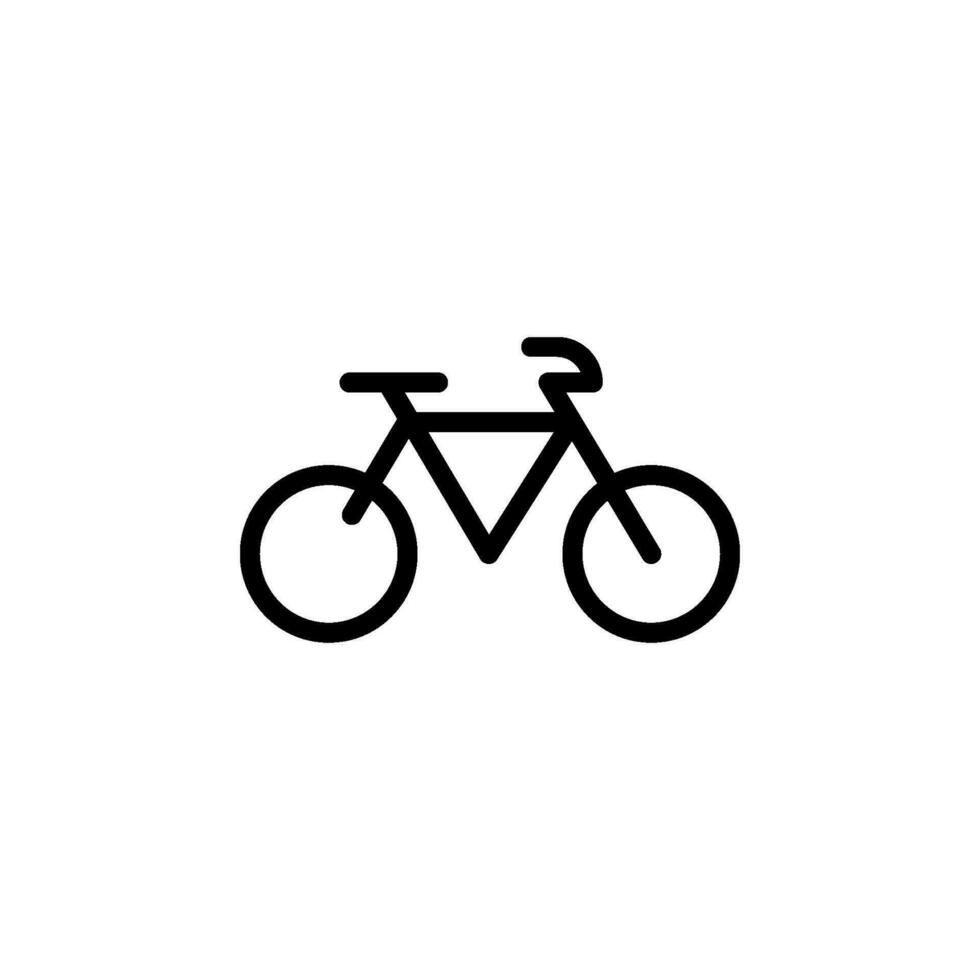 vervoer fiets teken symbool vector