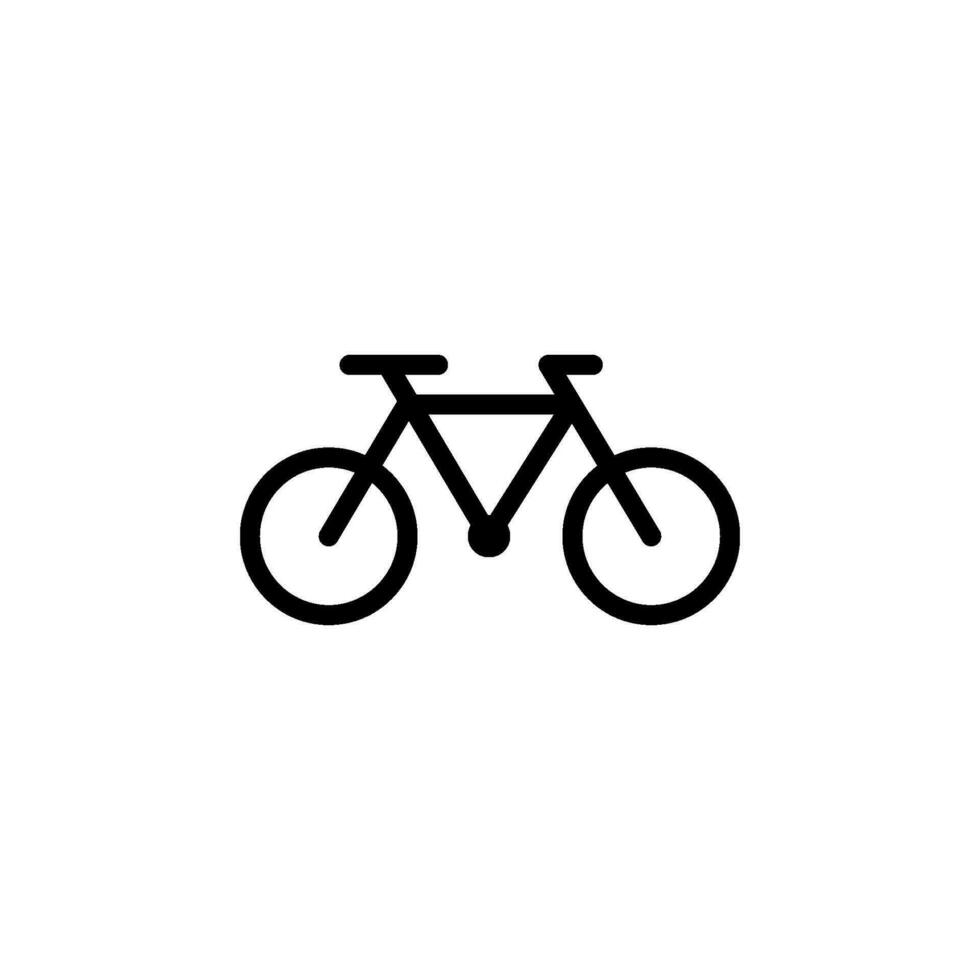 vervoer fiets teken symbool vector