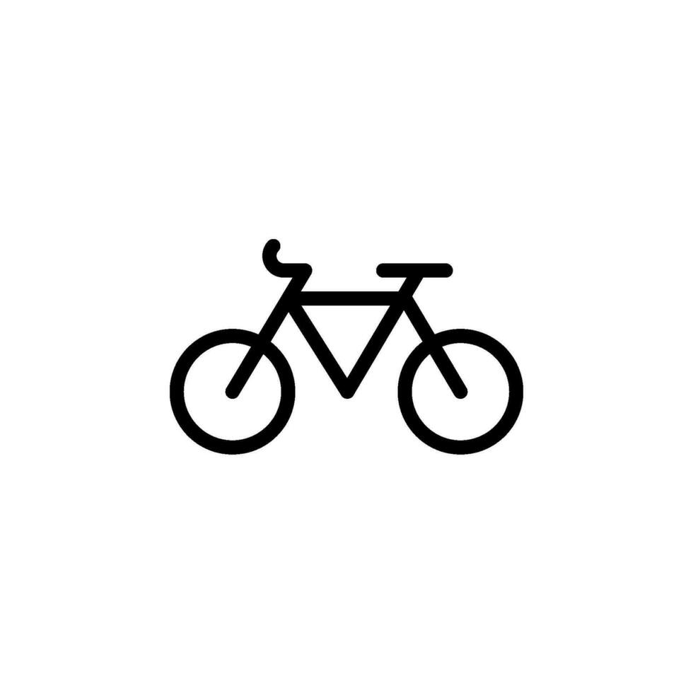 vervoer fiets teken symbool vector