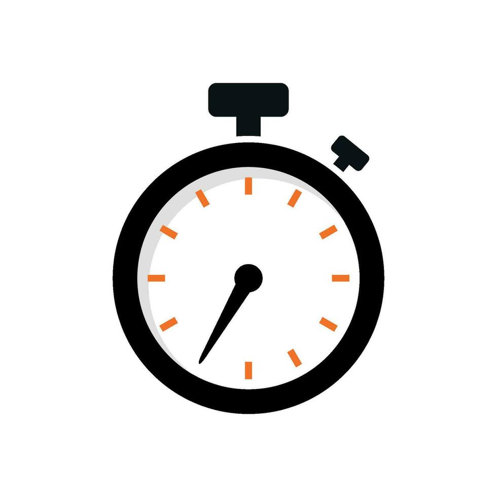 modieus gemakkelijk stopwatch icoon vector illustratie sjabloon