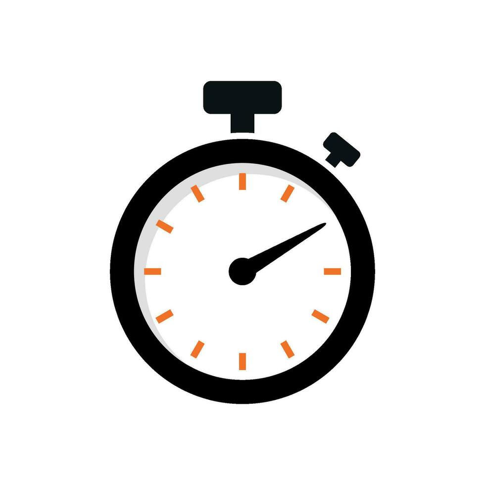 modieus gemakkelijk stopwatch icoon vector illustratie sjabloon