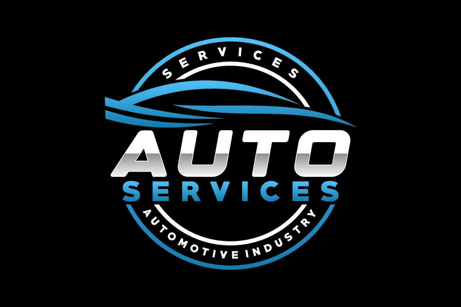 auto stijl auto logo ontwerp met concept sport- voertuig icoon silhouet vector