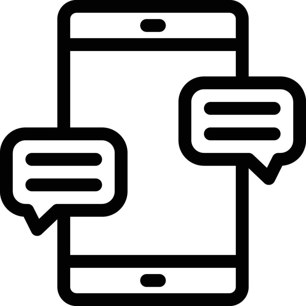 mobiel chatten vrij vector