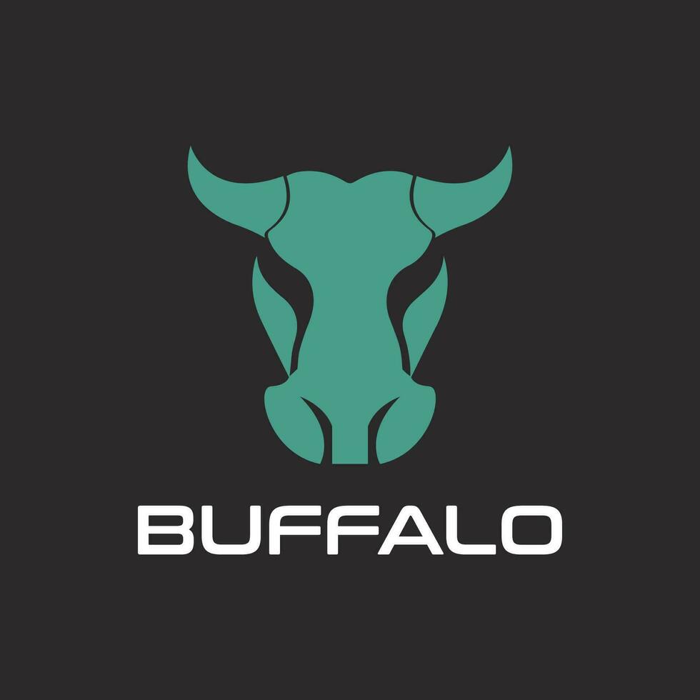 schoonheid paard boerderij stal hengst logo ontwerpcreatief buffel hoofd ontwerp logo ideeën Aan een wit achtergrond worden een merk symbool voor uw bedrijf, de concept van buffel pictogrammen vector