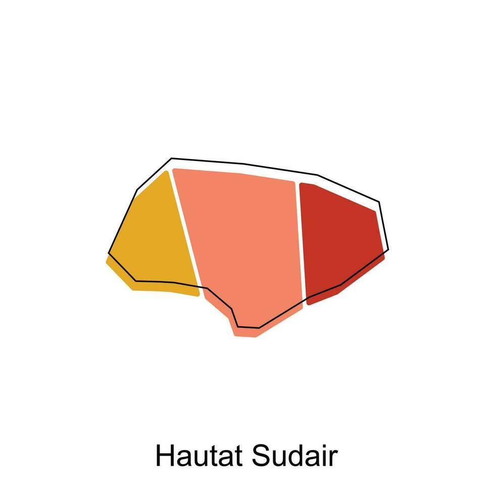 kaart van hoog sudair ontwerp sjabloon, wereld kaart Internationale vector sjabloon met schets grafisch schetsen stijl geïsoleerd Aan wit achtergrond