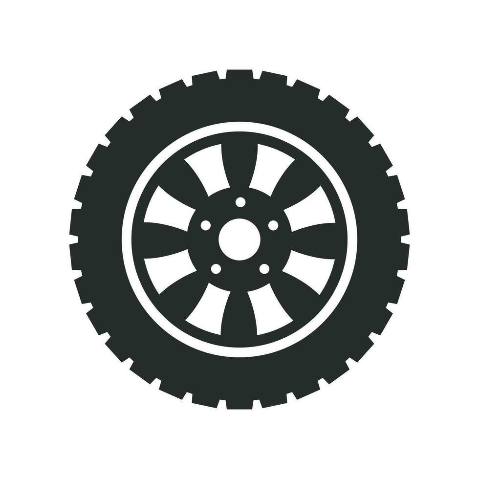 auto wielen icoon vector ontwerp illustratie automotive concept