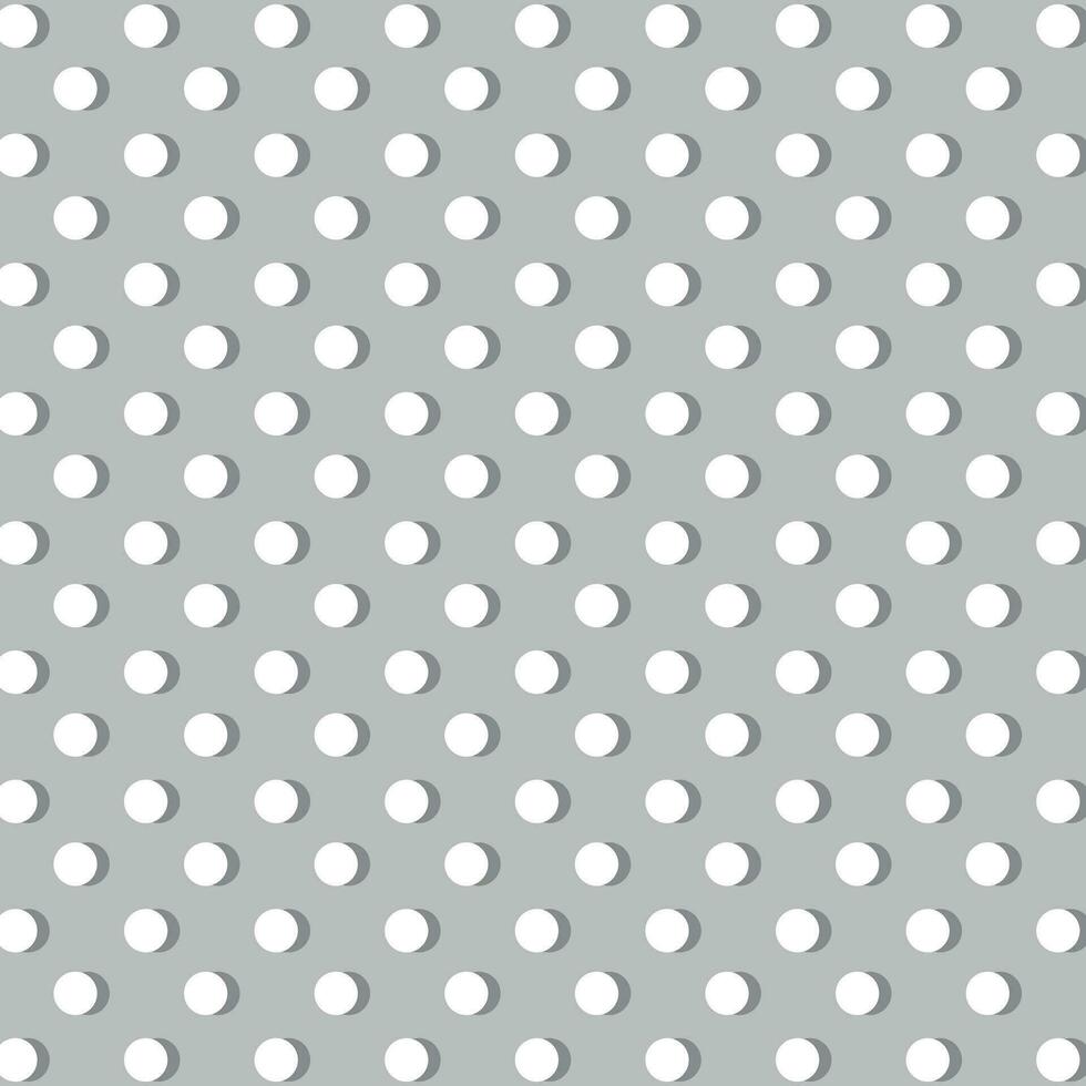 wit dubbele dots Aan grijs achtergrond voor web, afdrukken, textiel, behang, geschenk omhulsel papier en ander. vector