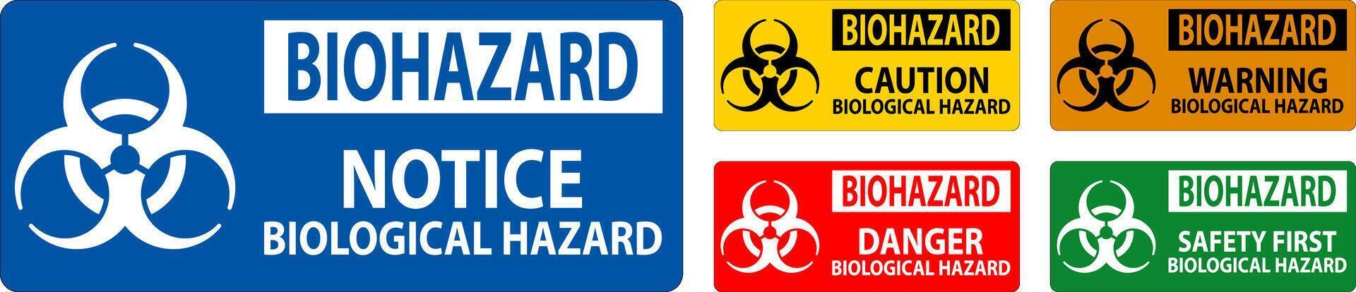 biohazard teken biohazard voorzichtigheid biologisch risico vector