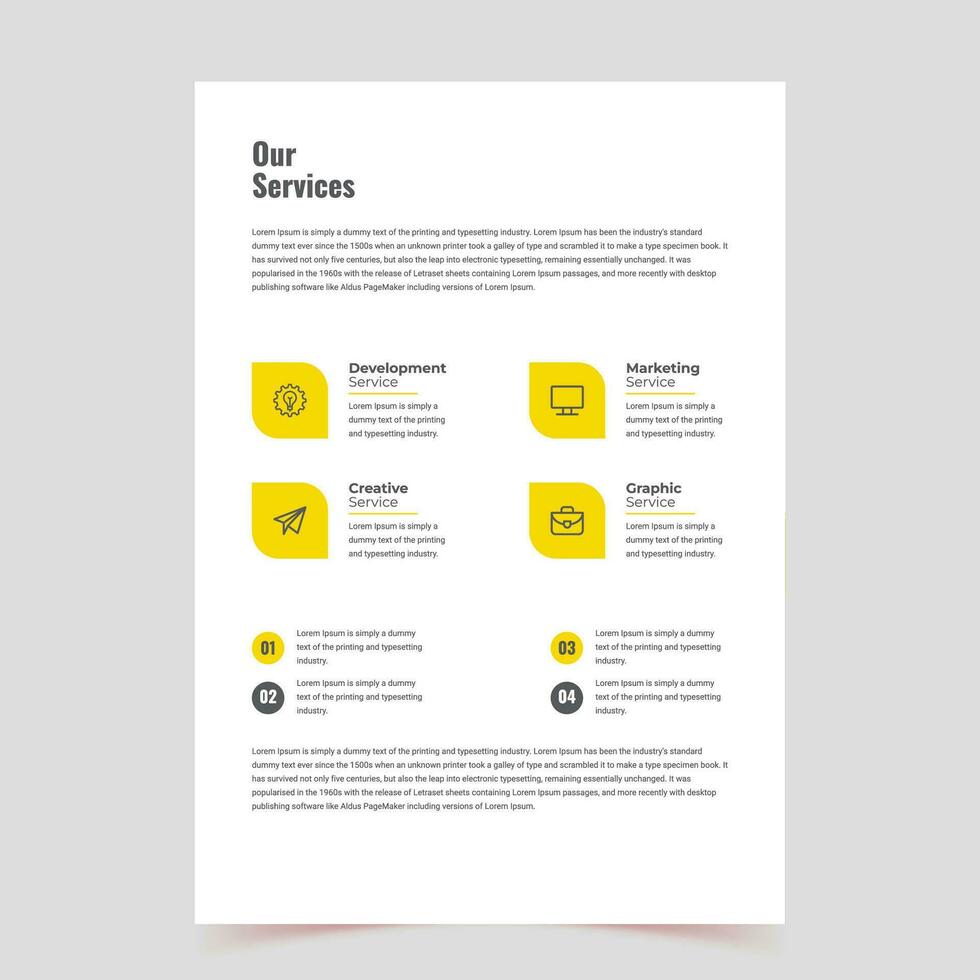 schoon brochure sjabloon met minimalistische concept en modern stijl gebruik voor bedrijf voorstel en jaar- rapport, omslag, banier, vector ontwerp, boek omslag, medicijnen, vector