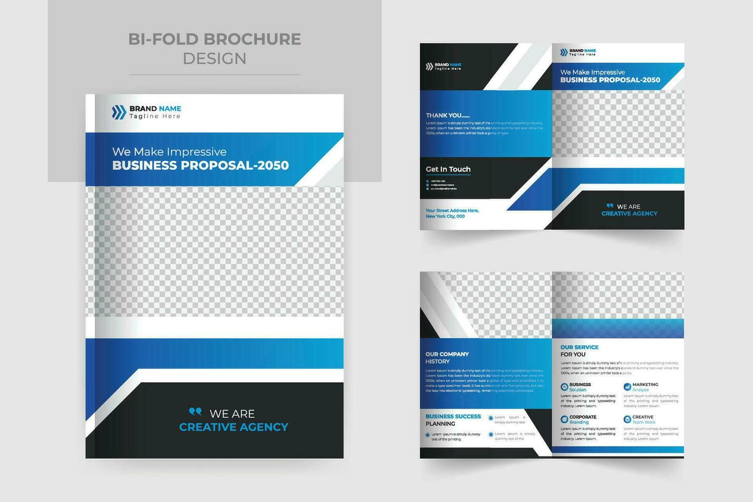 zakelijke bedrijf tweevoudig brochure catalogus ontwerp vector