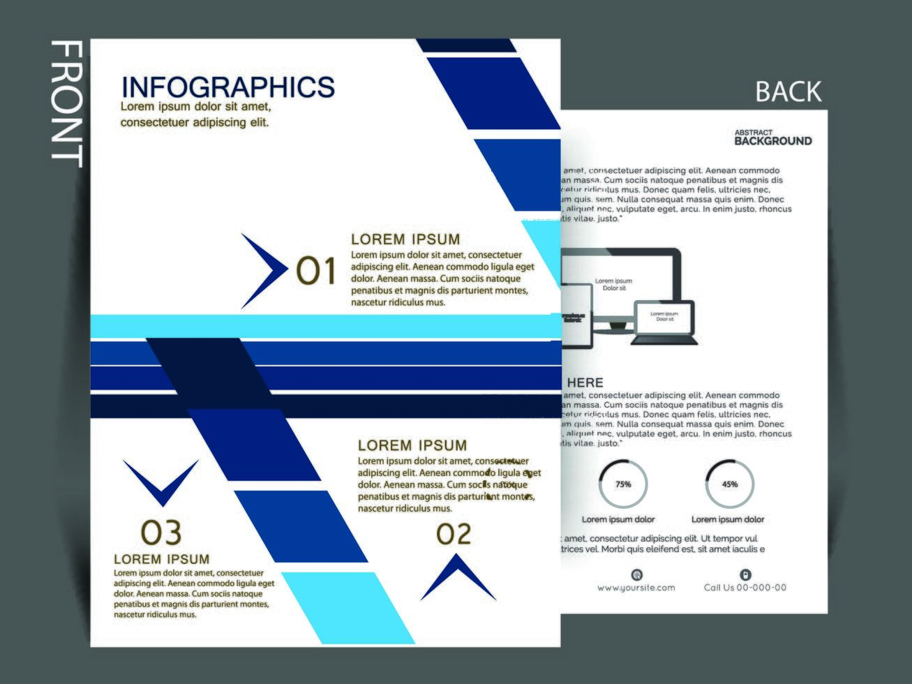 zakelijk flayer-sjabloonontwerp vector