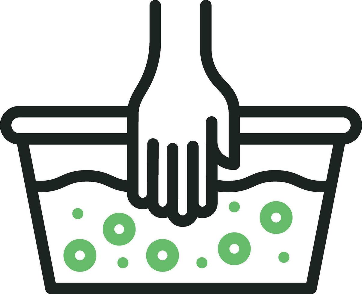 hand- wassen icoon vector afbeelding. geschikt voor mobiel appjes, web apps en afdrukken media.