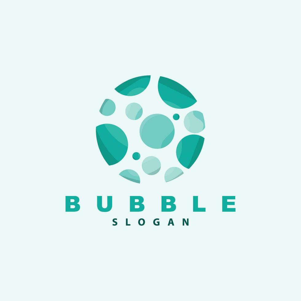 bubbel logo, mooi bubbel vector, ontwerp inspiratie element vector