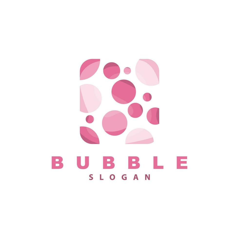 bubbel logo, mooi bubbel vector, ontwerp inspiratie element vector