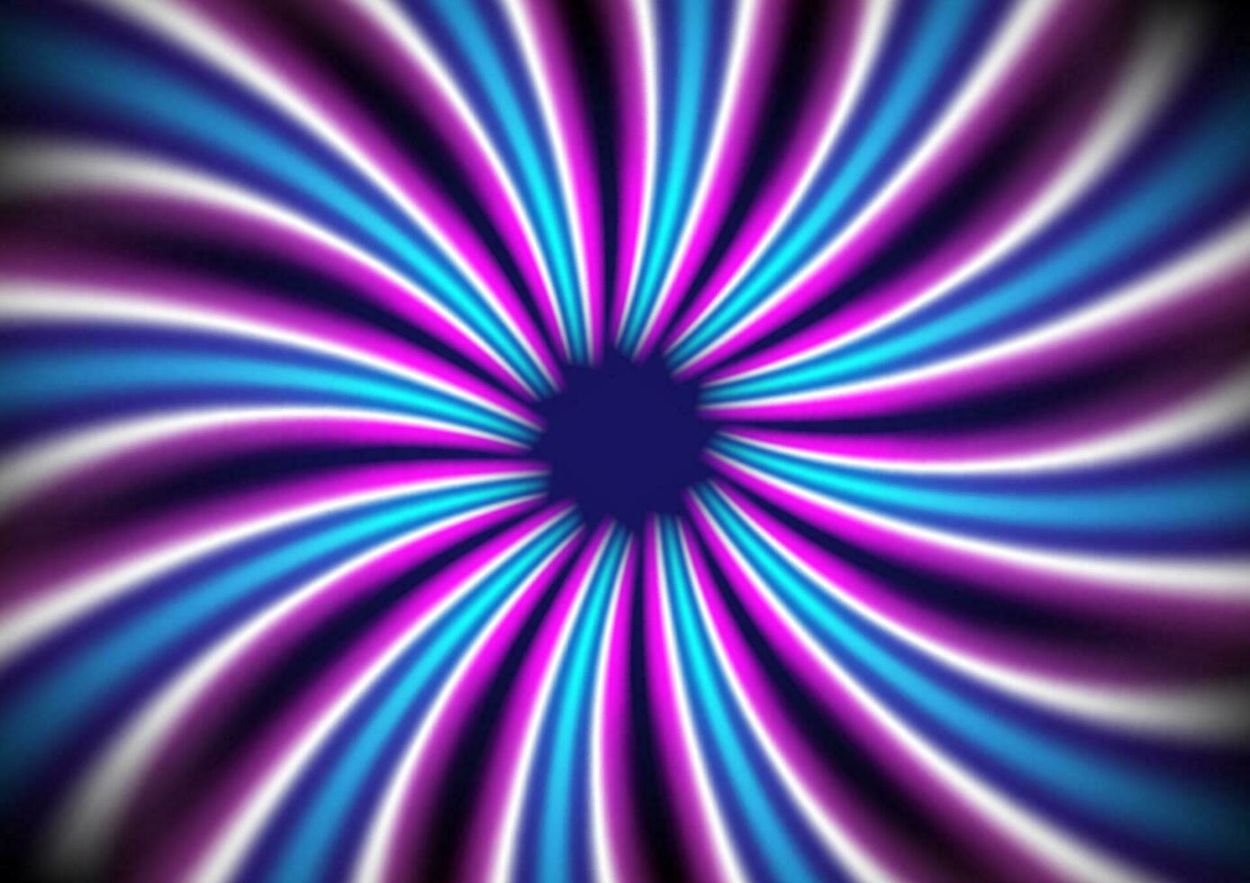 abstract wervelende radiaal patroon achtergrond van roze, blauw en wit strepen. schroef zonnestraal vector achtergrond
