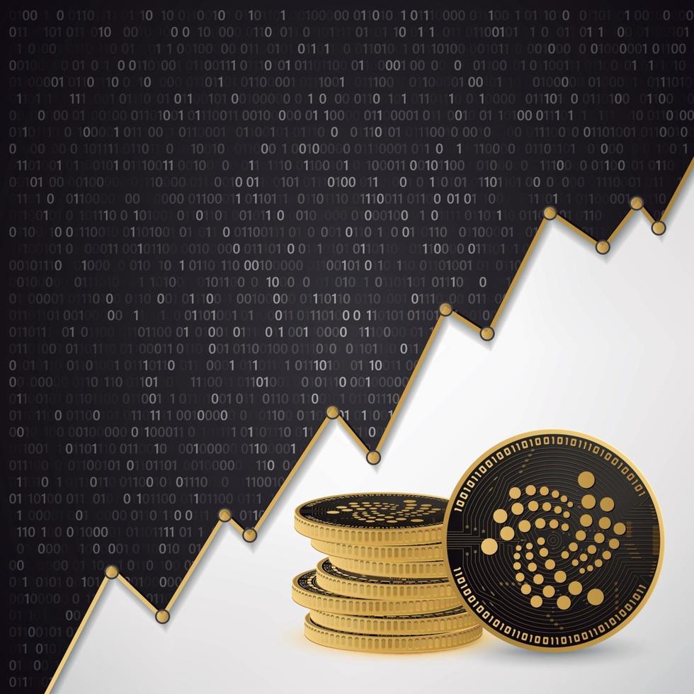 iota digitale cryptocurrency vector