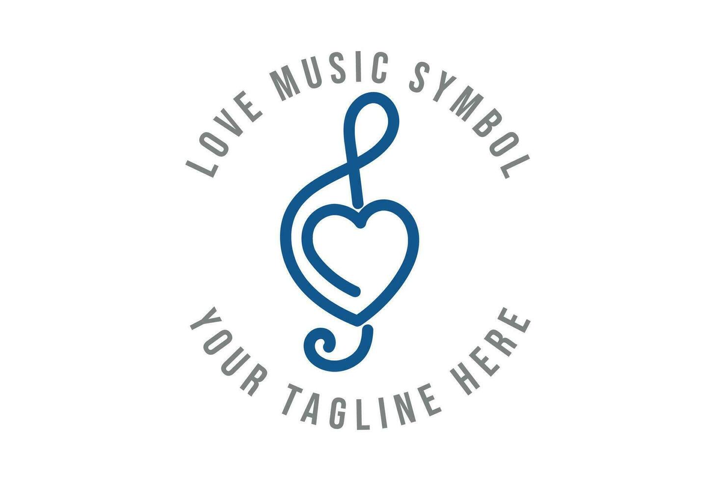 liefde hart muziek- toon Notitie symbool icoon illustratie vector