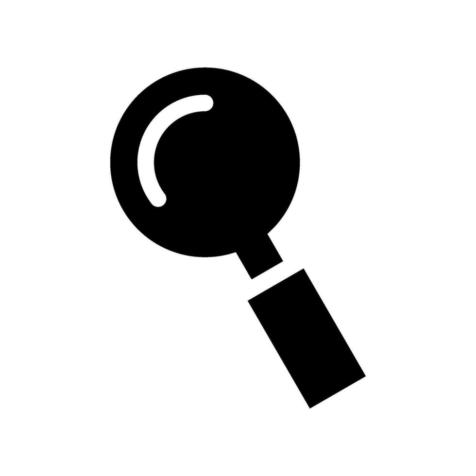 vergrootglas icoon vector symbool ontwerp illustratie