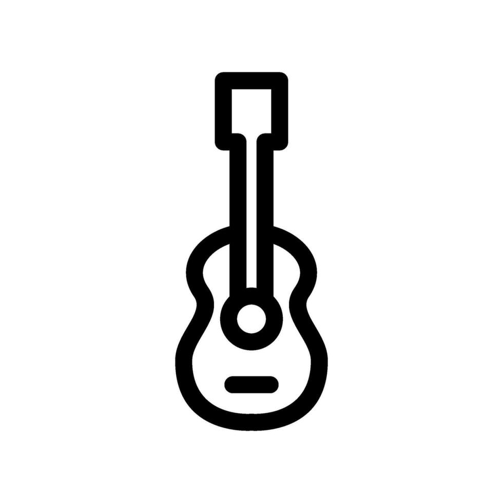 gitaar icoon vector symbool ontwerp illustratie