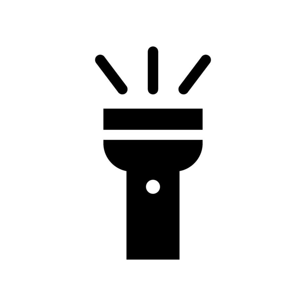 zaklamp icoon vector symbool ontwerp illustratie