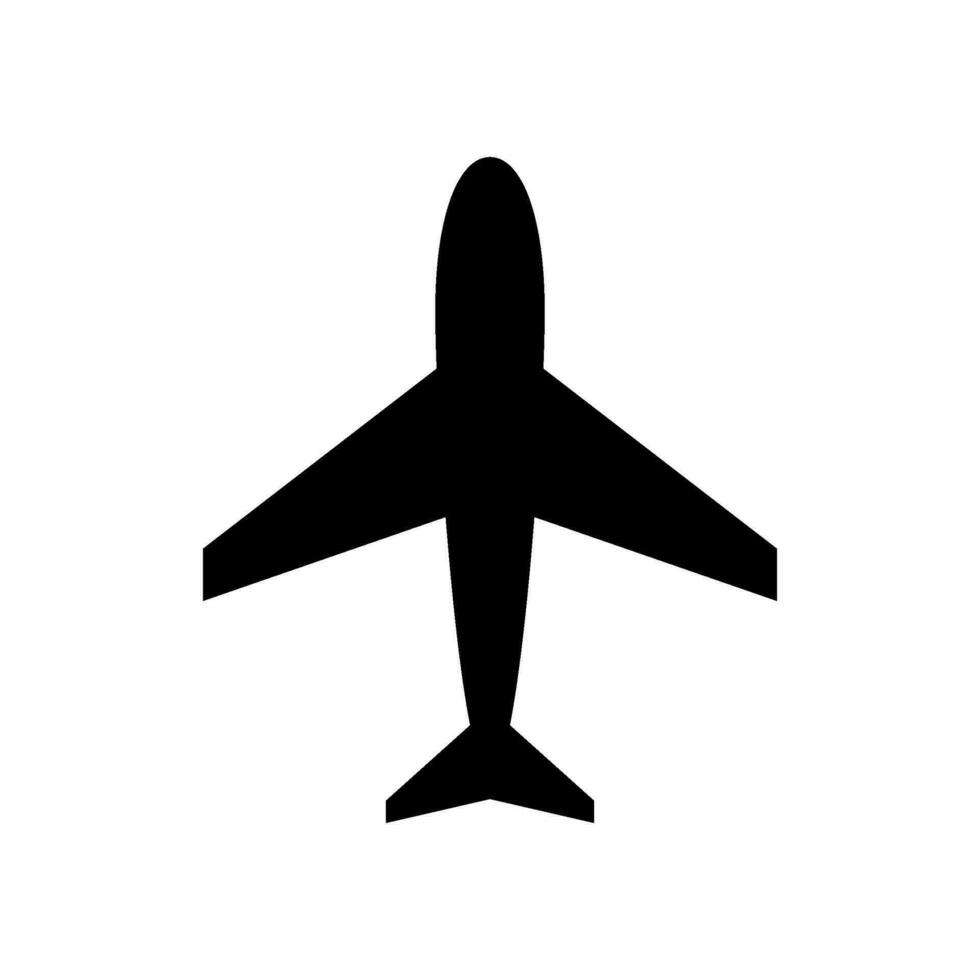 vliegtuig icoon vector symbool ontwerp illustratie