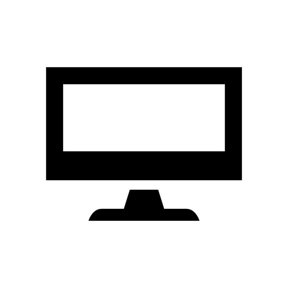 scherm icoon vector symbool ontwerp illustratie