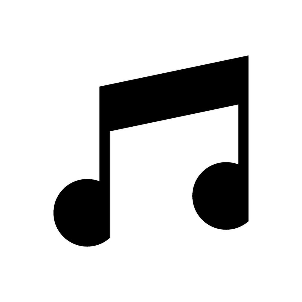 muziek- icoon vector symbool ontwerp illustratie
