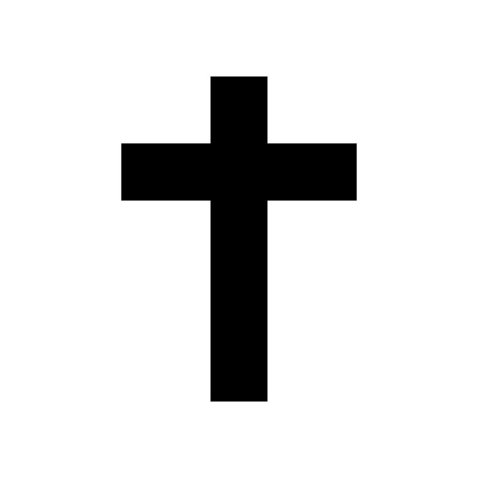 kruisbeeld icoon vector symbool ontwerp illustratie