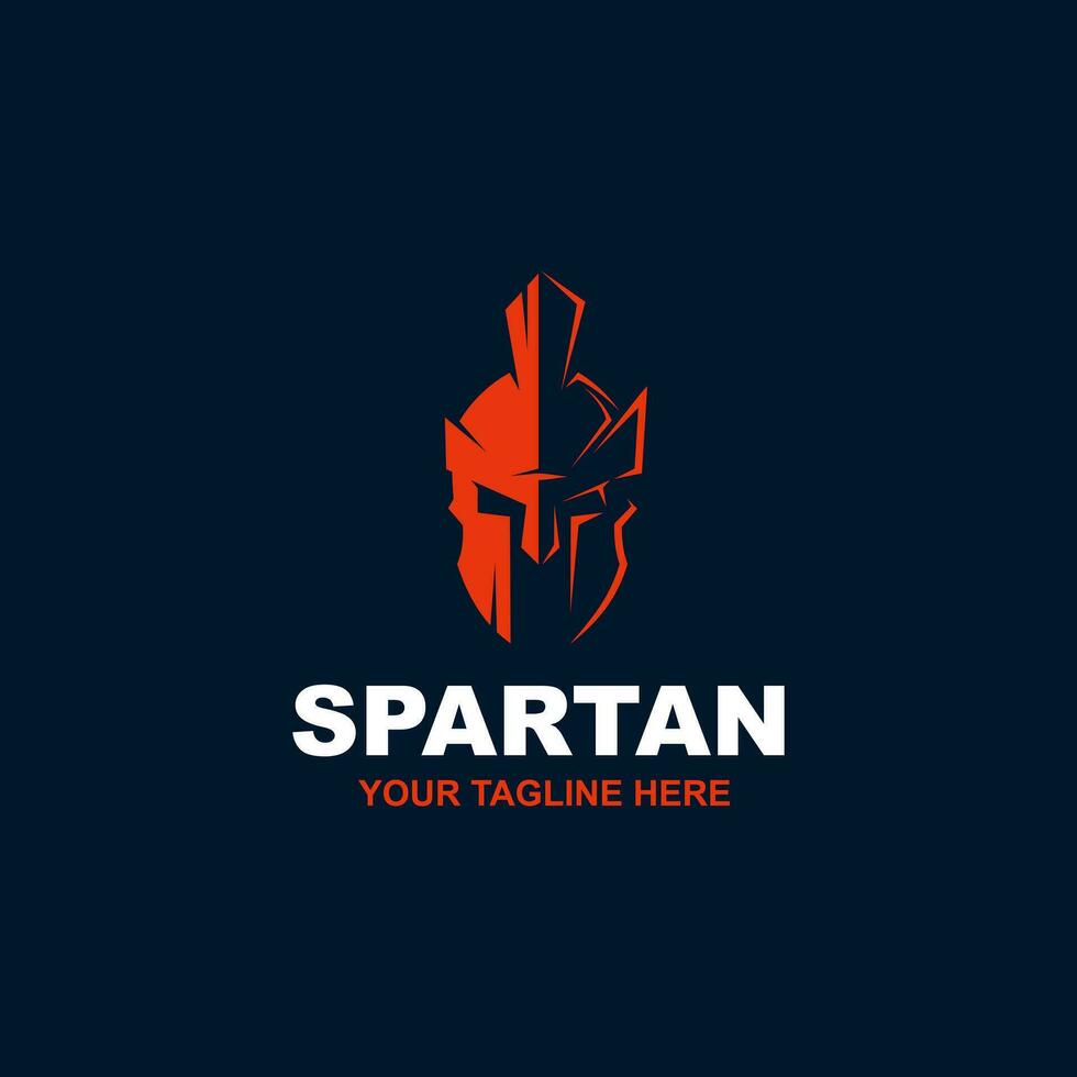 Spartaanse krijgerhelm - Spartaans masker logo-ontwerp, geschikt voor uw ontwerpbehoefte, logo, illustratie, animatie, enz. vector