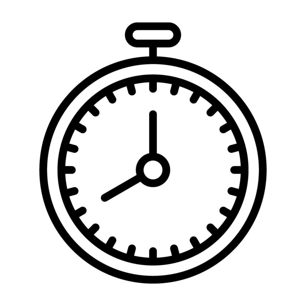 stopwatch vector pictogram