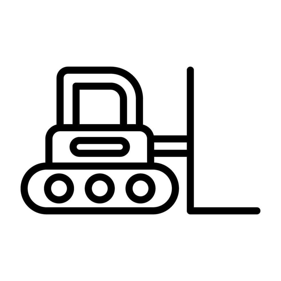 bulldozer vector icoon