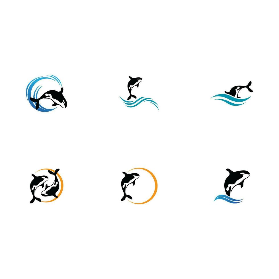 orka walvis logo vector
