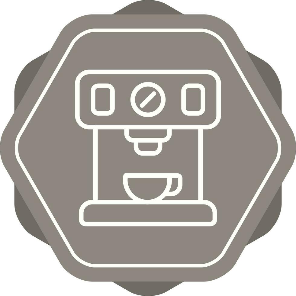 koffie maker met Wifi vector icoon