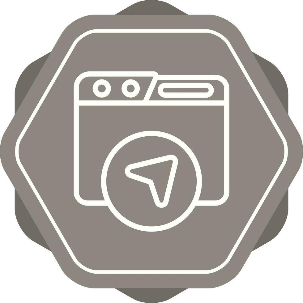 website navigatie vector icoon