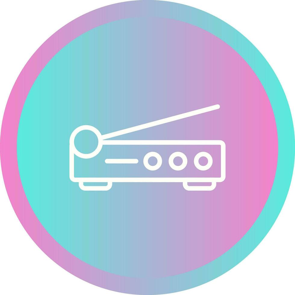 glijbaan scanner vector icoon