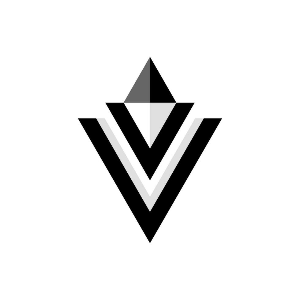 inspiratie voor de brief v logo ontwerp met diamanten, eenvoudig maar elegant v brief logo ontwerp, brief v logo ontwerp inspiraties vector